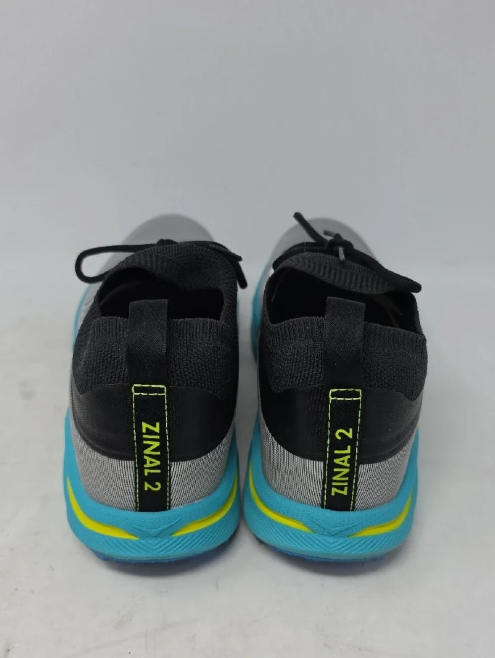 Hoka Zinal 2 Men's Gray, Black & Blue Performance Running Shoes Size 12D